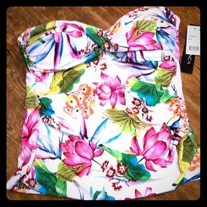 La Blanca strapless tankinii